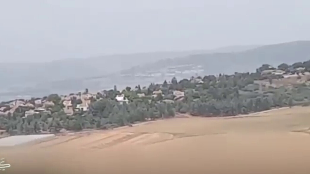 תיעוד ירי המחבלים לעבר היישוב גן נר