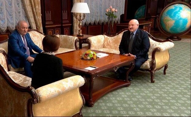 נשיא בלארוס לוקשנקו נפגש עם נגידת הבנק של רוסיה
