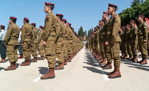 החטיבה בטקס (צילום: דובר צה"ל)