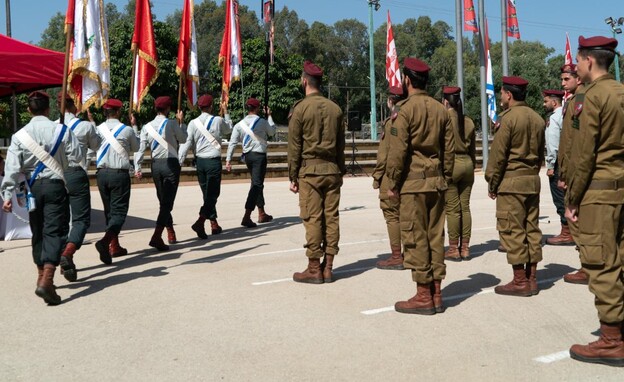 החטיבה בטקס (צילום: דובר צה"ל)