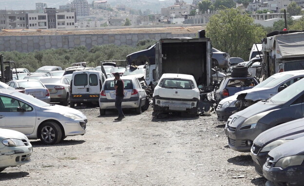 משחטות הרכבים בכפרים הפלסטיניים ביהודה ושומרון (צילום: N12)