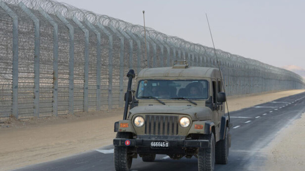 רכב צבאי על גבול מצרים (ארכיון)