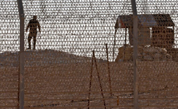 אזור הגבול (צילום: MENAHEM KAHANA/AFP via Getty Images)