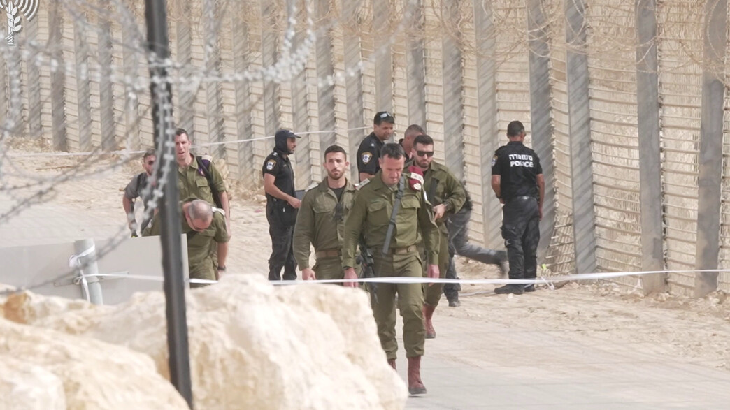 הרצי הלוי בסיור בגבול ישראל מצרים