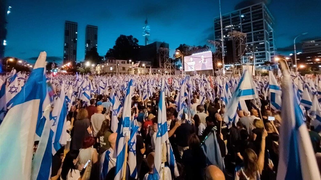 קפלן, הפגנה נגד המהפכה המשפטית