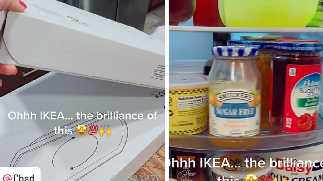 מדף מסתובב למקרר איקאה דגם SNURRAD מדף מסתובב למקרר איקאה דגם SNURRAD