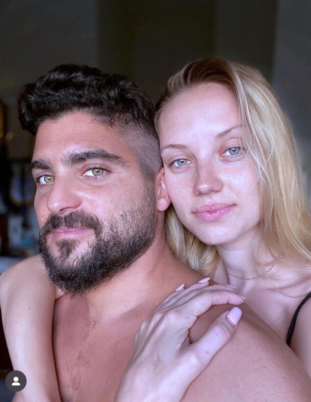 אושרי כהן ובת הזוג סשה שוטורוב (צילום: instagram)