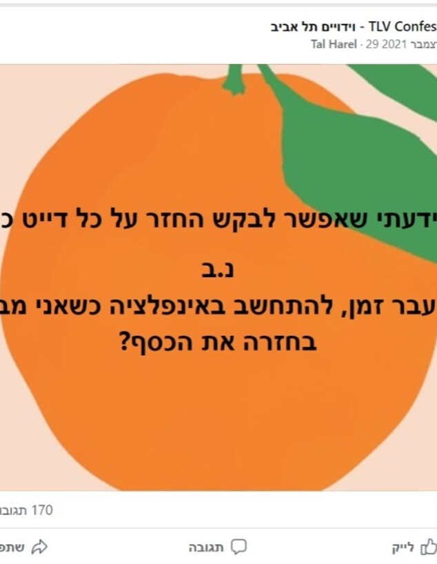 החזר על הבירה בדייט, אילוסטרציה
