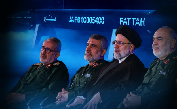 נשיא איראן ראיסי ובכירי משמרות המהפכה