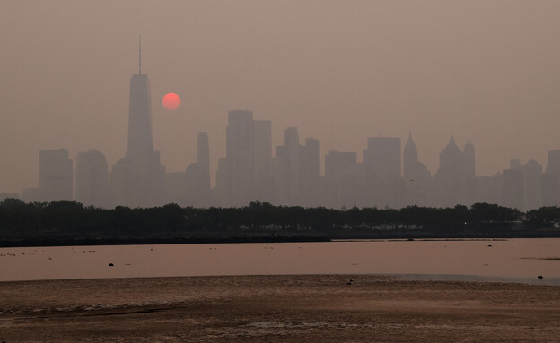 ניו יורק בעקבות השרפות בקנדה (צילום: Gary Hershorn)