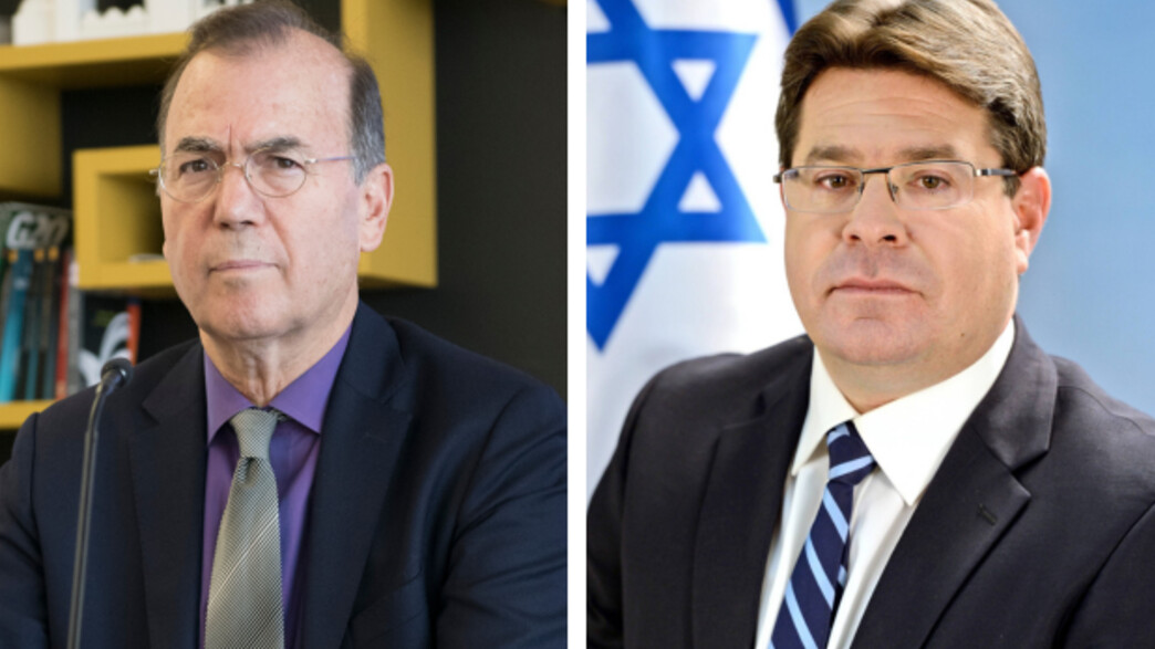 שר המדע אופיר אקוניס ויו"ר רשות החדשנות עמי אפלבום