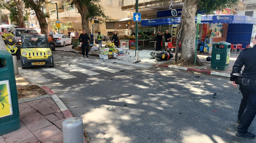 פיצוץ אופנוע ברחוב רש"י ברמת גן
