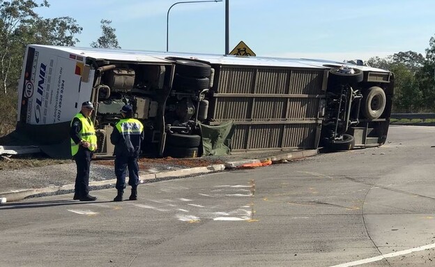 10 הרוגים בתאונת אוטובוס באוסטרליה (צילום: רויטרס)