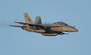 מטוס הקרב (צילום: Ian Hitchcock/Getty Images)