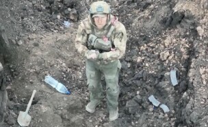 הסרטון מהמלחמה (צילום: WSJ / Ukraine 92nd Mechanized Brigade)