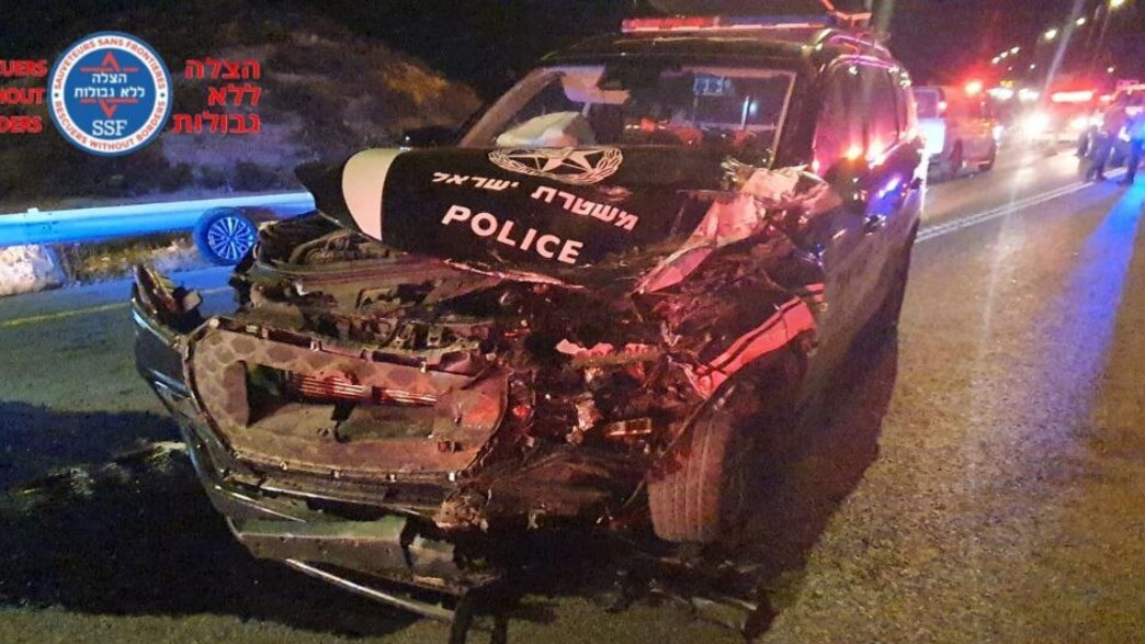 מרדף משטרתי שהסתיים בתאונה