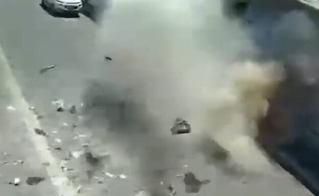 הילד שניצל מפיצוץ בלון הגז באשקלון (צילום: חדשות הבוקר עם ניב רסקין, קשת 12)
