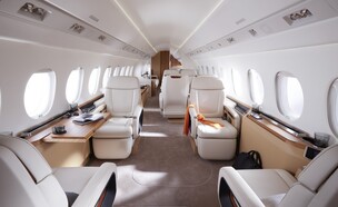 טיסה פרטית (צילום: Dassault Aviation)