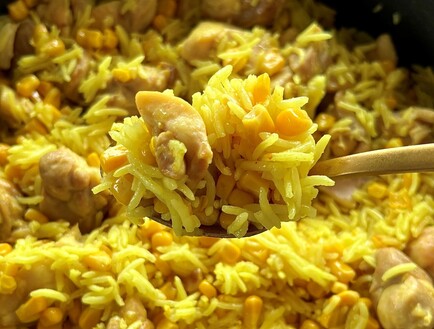 תבשיל פרגיות ואורז (צילום: ענת אלישע, mako אוכל)