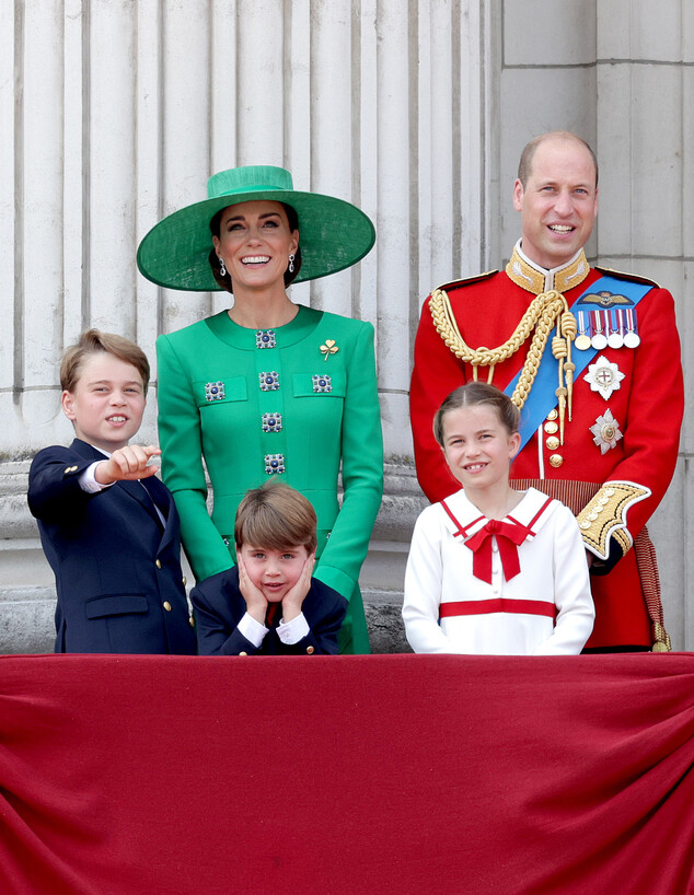 משפחת המלוכה, קייט מידלטון, הנסיך וויליאם, וויליאם, הנסיך לואי (צילום: 	Chris Jackson, getty images)