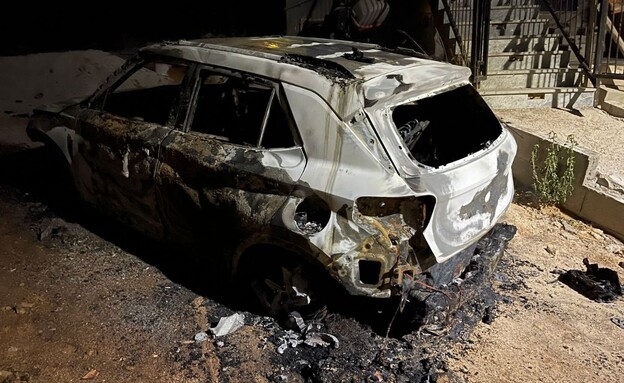 דיווחים על כלי רכב פלסטיניים שנשרפו בידי ישראלים  (צילום: צילום: איימן קוורק)