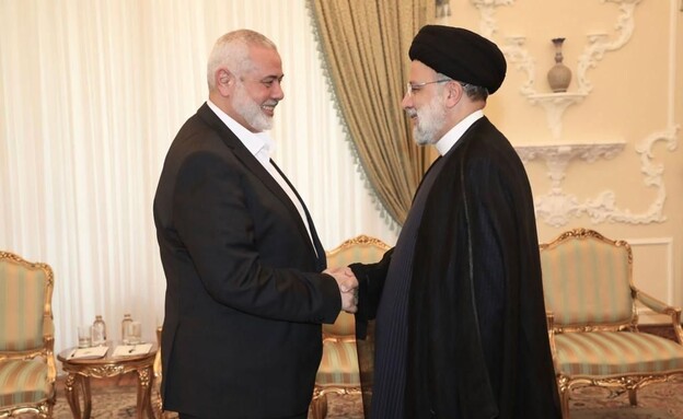 אסמאעיל הניה עם נשיא איראן ראיסי בטהראן