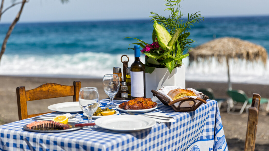 מסעדת חוף, אילוסטרציה מסעדת חוף, אילוסטרציה