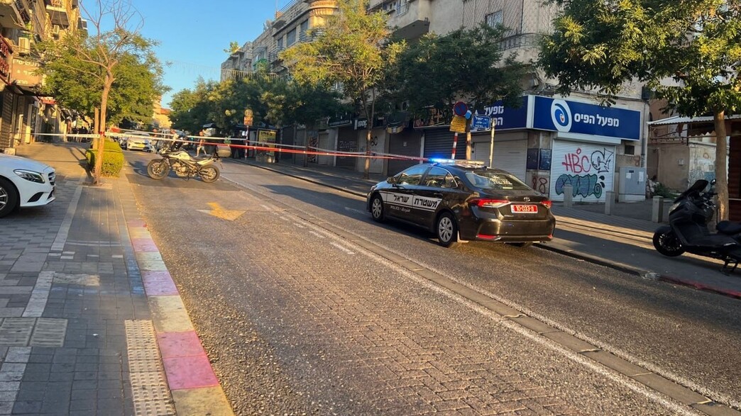 זירת התאונה בחיפה