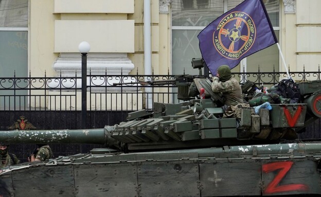 לוחמי וגנר ברוסיה (צילום: STRINGER/AFP)