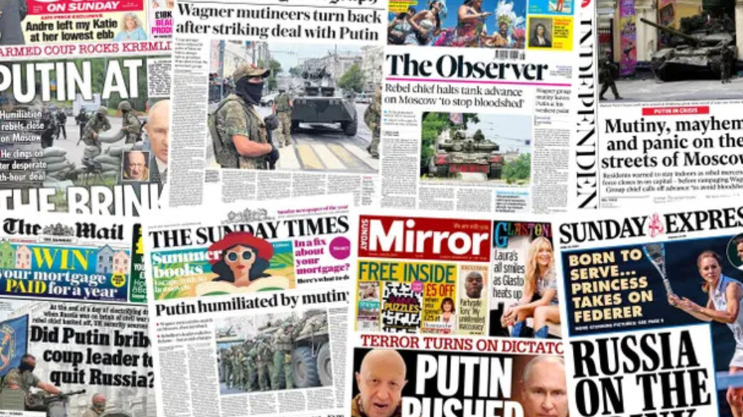 סיקור עולמי על מרד כוח וגנר אתמול