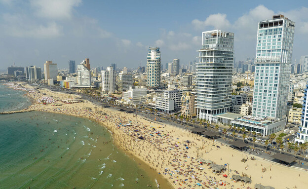 חוף הים תל אביב (צילום: מתניה טאוסיג, פלאש 90)