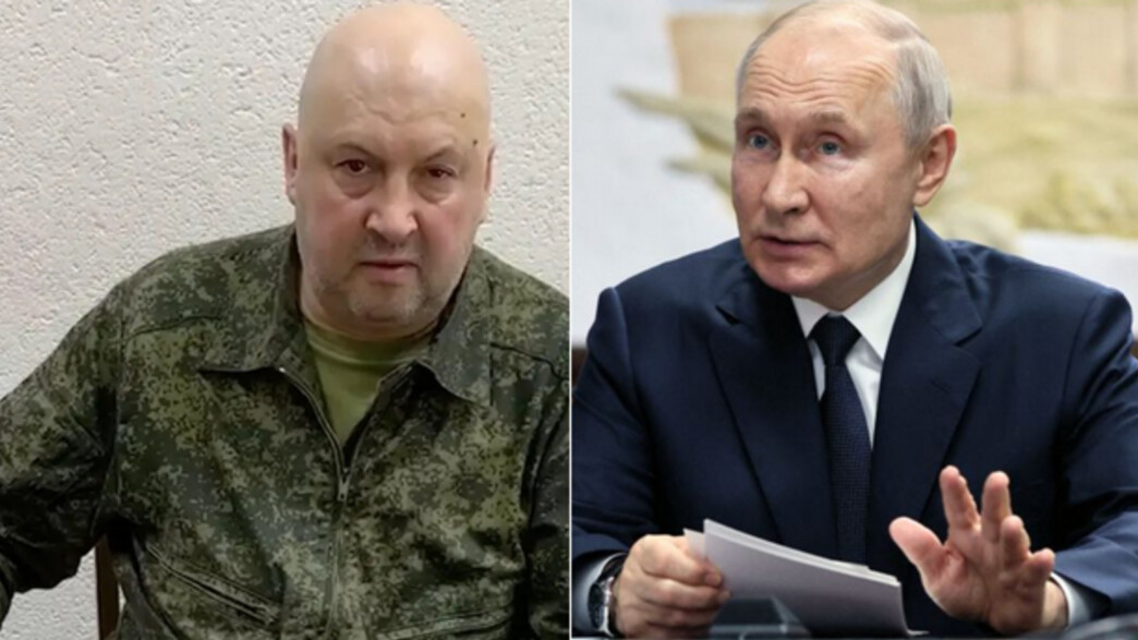 פוטין והגנרל (צילום: ERGEI SAVOSTYANOV/SPUTNIK/AFP | רשתות חברתיות לפי סעיף 27א')