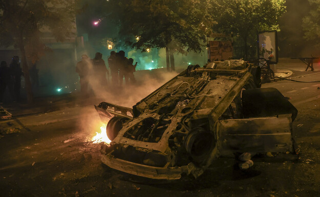 המהומות בצרפת (צילום: AP)