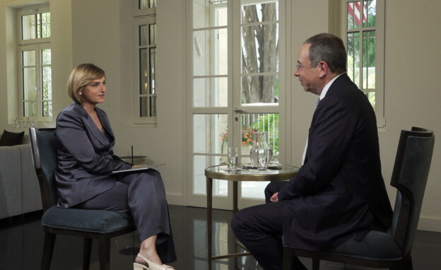 ריאיון פרידה עם השגריר טום ניידס (צילום: חדשות 12)