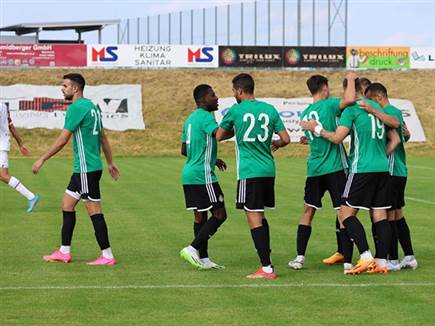 שער כבר בדקה החמישית (ראובן כהן, מכבי חיפה האתר הרשמי)