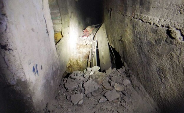 נטרול תוואי טרור תת קרקעי במסגד 'אל אנאצרי' בג'נין (צילום: דובר צה"ל)