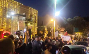 הפגנת תמיכה בג'נין, חיפה