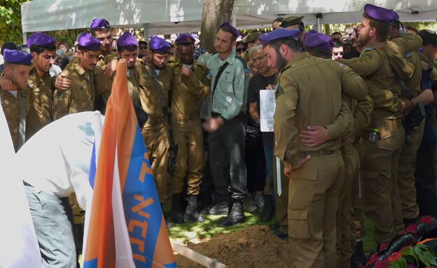 הלווייתו סמ"ר שילה יוסף אמיר ז"ל שנהרג בפיגוע בקדו