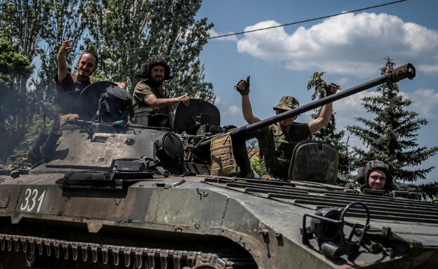 לוחמי צבא אוקראינה (צילום: רויטרס)