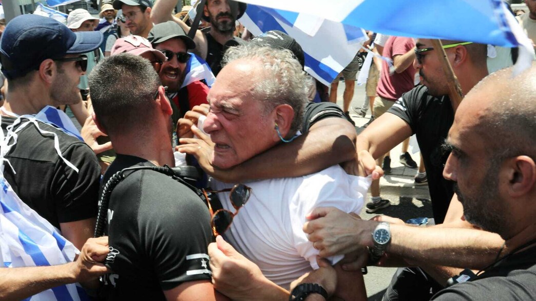 מעצר מפגינים בת"א