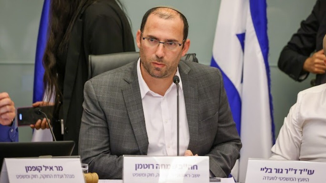 חה"כ שמחה רוטמן בוועדת החוקה