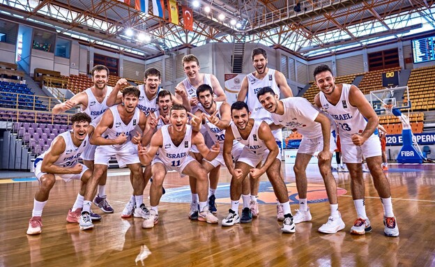 נבחרת ישראל אליפות אירופה (צילום: איגוד הכדורסל)