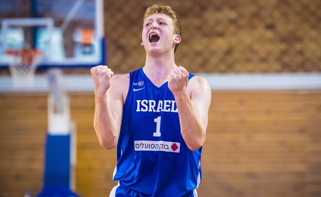 דניאל וולף נבחרת ישראל (צילום: FIBA PHOTOS)