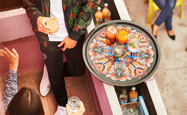 ÖMSESIDIG מגש צבעוני