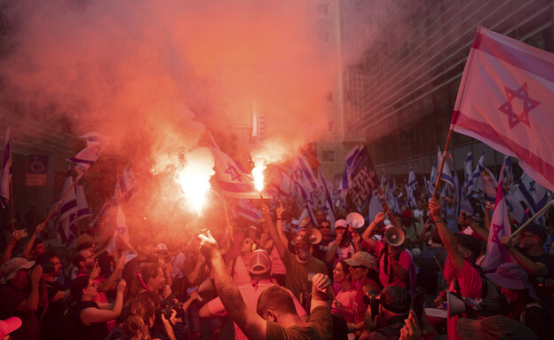 יום השיבוש, מחאות נגד מהפכה משפטית, רפרומה משפטית, (צילום: AP)