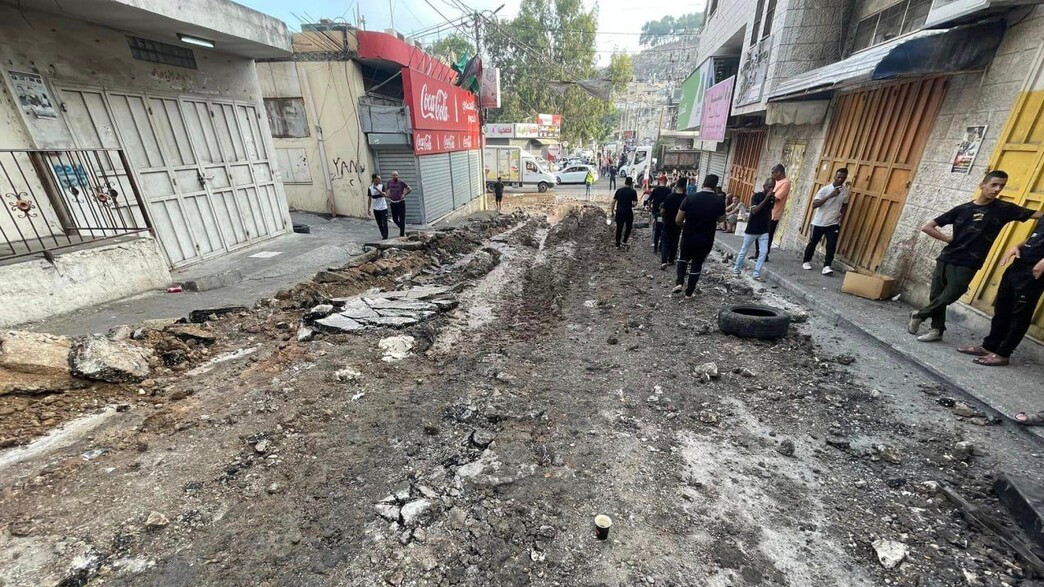 ההרס שנגרם במחנה הפליטים נור א-שמס ההרס שנגרם במחנה הפליטים נור א-שמס