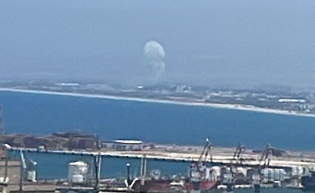 פיצוץ בחיפה (צילום: לפי סעיף 27 א')