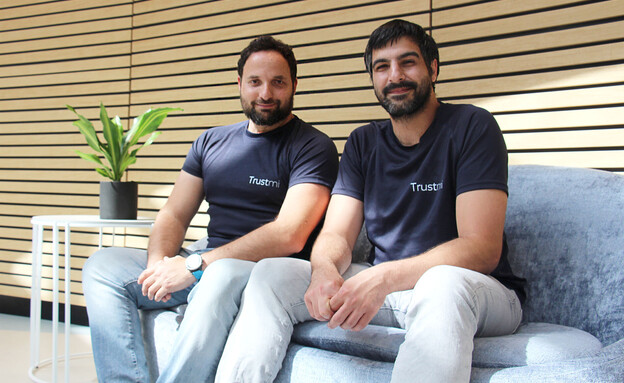 מייסדי טרסטמי אלי בן נון (מימין) ושי גבאי (צילום: Trustmi Networks LTD, יחצ)