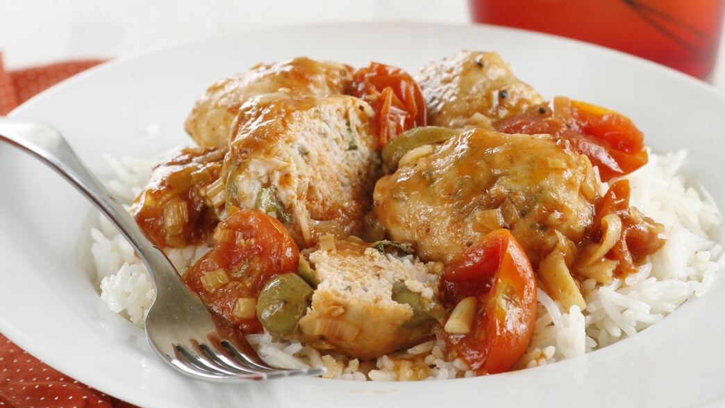 קציצות עוף עם זיתים