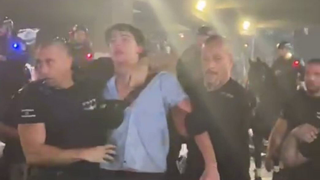 מעצר מפגין מעצר מפגין